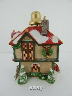 Dept 56 North Pole Series Ulysses the Christmas Bell Maker #56955 withLt Cord, Box