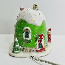 Dept 56 North Pole Series Village House Gumdrop Shop Light Christmas RARE