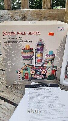 Dept 56 North Pole Series Yummy Gummy Gumdrop Factory #56771 Animated Village