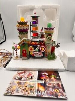 Dept 56 North Pole Series Yummy Gummy Gumdrop Factory, Light And Motion Work