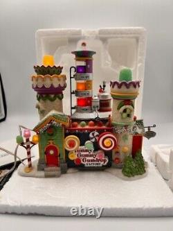 Dept 56 North Pole Series Yummy Gummy Gumdrop Factory, Light And Motion Work