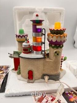 Dept 56 North Pole Series Yummy Gummy Gumdrop Factory, Light And Motion Work