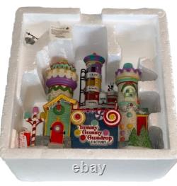 Dept 56 North Pole Series Yummy Gummy Gumdrop Factory Works Great SEE VIDEO