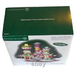 Dept 56 North Pole Series Yummy Gummy Gumdrop Factory Works Great SEE VIDEO