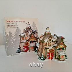 Dept 56 North Pole Series Zenbolt's Handyman Shop 2010, #808926, withbox & light