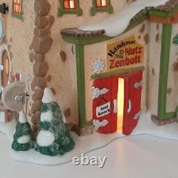 Dept 56 North Pole Series Zenbolt's Handyman Shop 2010, #808926, withbox & light