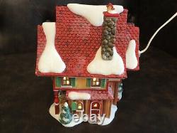 Dept 56 North Pole Series'reindeer Flying Feed Store' Retired 2007