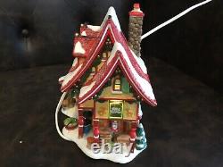 Dept 56 North Pole Series'reindeer Flying Feed Store' Retired 2007