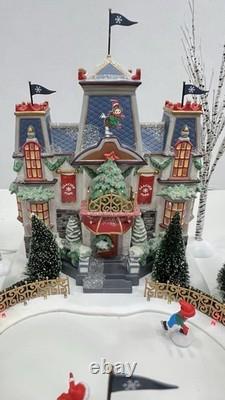 Dept 56 North Pole SeriesGlacier Park Pavilion Holiday Gift Set Please Read