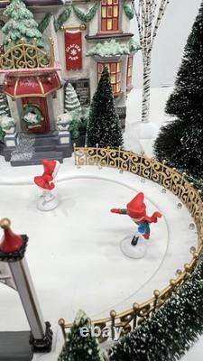 Dept 56 North Pole SeriesGlacier Park Pavilion Holiday Gift Set Please Read