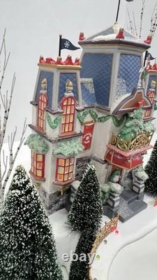 Dept 56 North Pole SeriesGlacier Park Pavilion Holiday Gift Set Please Read