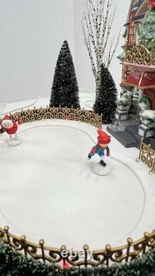 Dept 56 North Pole SeriesGlacier Park Pavilion Holiday Gift Set Please Read