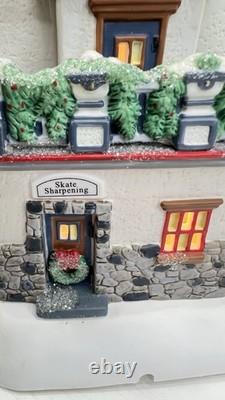Dept 56 North Pole SeriesGlacier Park Pavilion Holiday Gift Set Please Read
