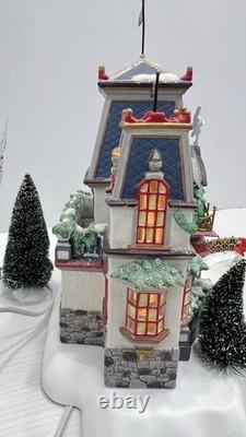 Dept 56 North Pole SeriesGlacier Park Pavilion Holiday Gift Set Please Read