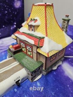 Dept 56 North Pole Set Lego Warehouse and Fork Lift #56.56819 Retired