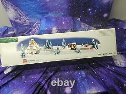 Dept 56 North Pole Set Lego Warehouse and Fork Lift #56.56819 Retired