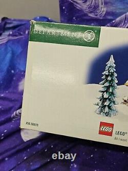 Dept 56 North Pole Set Lego Warehouse and Fork Lift #56.56819 Retired