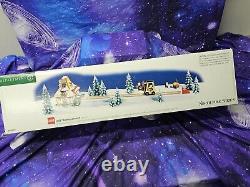 Dept 56 North Pole Set Lego Warehouse and Fork Lift #56.56819 Retired