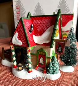 Dept 56 North Pole Silver Series The Fir Farm 4 Pc Box Set- NIB #6000618