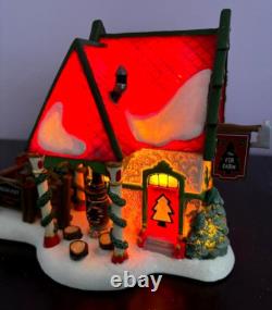Dept 56 North Pole Silver Series The Fir Farm 4 Pc Box Set- NIB #6000618