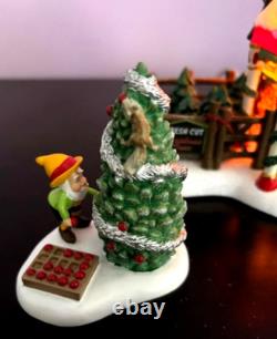 Dept 56 North Pole Silver Series The Fir Farm 4 Pc Box Set- NIB #6000618