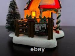 Dept 56 North Pole Silver Series The Fir Farm 4 Pc Box Set- NIB #6000618