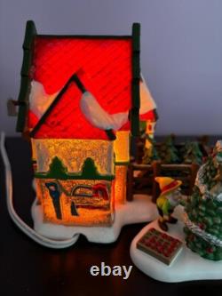Dept 56 North Pole Silver Series The Fir Farm 4 Pc Box Set- NIB #6000618