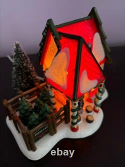 Dept 56 North Pole Silver Series The Fir Farm 4 Pc Box Set- NIB #6000618