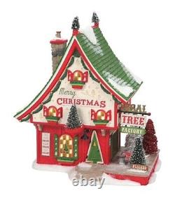 Dept 56 North Pole Sisal Tree Factory #6009763 BRAND NEW 2022 Free Shipping