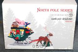 Dept 56 North Pole Sleigh Ride 4036560 Village Christmas