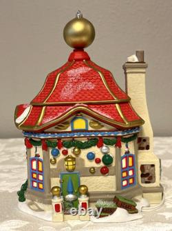 Dept 56 North Pole Star Brite Glass Ornament Shop 4030712 + Nice Save 4030722