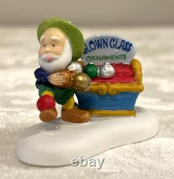 Dept 56 North Pole Star Brite Glass Ornament Shop 4030712 + Nice Save 4030722