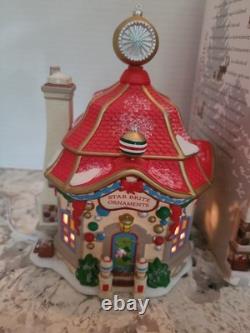 Dept 56 North Pole Star Brite Glass Ornament Shop Figurine Christmas Village