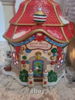 Dept 56 North Pole Star Brite Glass Ornament Shop Figurine Christmas Village