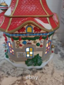 Dept 56 North Pole Star Brite Glass Ornament Shop Figurine Christmas Village