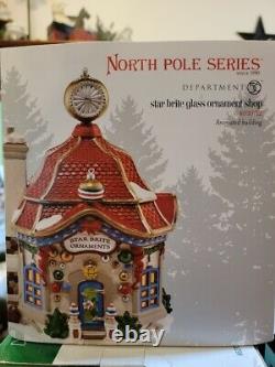 Dept 56 North Pole Star Brite Glass Ornament shop