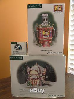 Dept 56 North Pole Star Karaoke Club Starlight Dance Hall Christmas Village Lot