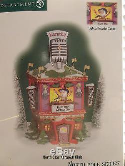 Dept 56 North Pole Star Karaoke Club Starlight Dance Hall Christmas Village Lot