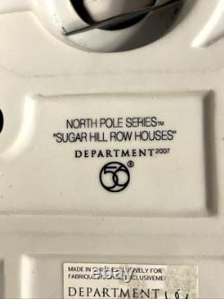 Dept 56 North Pole Sugar Hill Row Houses 56961 + Moving Day 54892