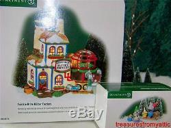 Dept 56 North Pole TWINKLE BRITE GLITTER FACTORY + GLITTER DETAIL Village NRFB