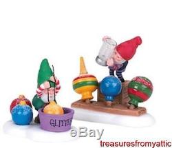 Dept 56 North Pole TWINKLE BRITE GLITTER FACTORY + GLITTER DETAIL Village NRFB