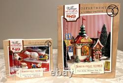 Dept 56 North Pole The Jolly Fellow Toy Co 4035571 + Accessory Set 4035572