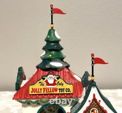 Dept 56 North Pole The Jolly Fellow Toy Co 4035571 + Accessory Set 4035572