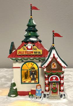Dept 56 North Pole The Jolly Fellow Toy Co 4035571 + Accessory Set 4035572