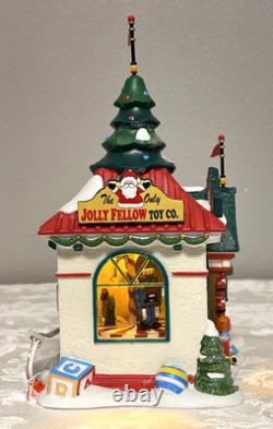 Dept 56 North Pole The Jolly Fellow Toy Co 4035571 + Accessory Set 4035572