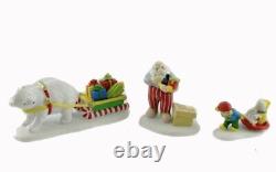 Dept 56 North Pole The Jolly Fellow Toy Co. And Accessory Set