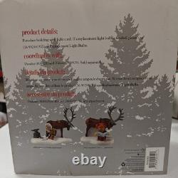 Dept 56 North Pole The Reindeer Stables Donder Blitzen New / Rare #809360