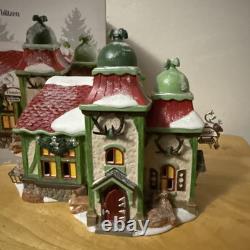 Dept 56 North Pole The Reindeer Stables Donder Blitzen Org Box Foam Repair RARE
