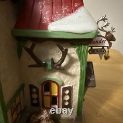 Dept 56 North Pole The Reindeer Stables Donder Blitzen Org Box Foam Repair RARE