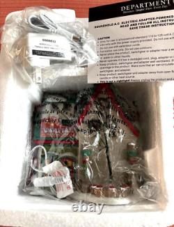 Dept 56 North Pole Twinkle Brite Tree Factory Lit Building- Retired- see video